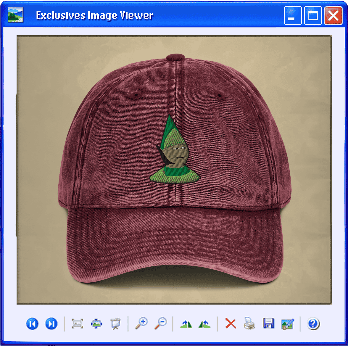Gnome Child Vintage Wash Hat