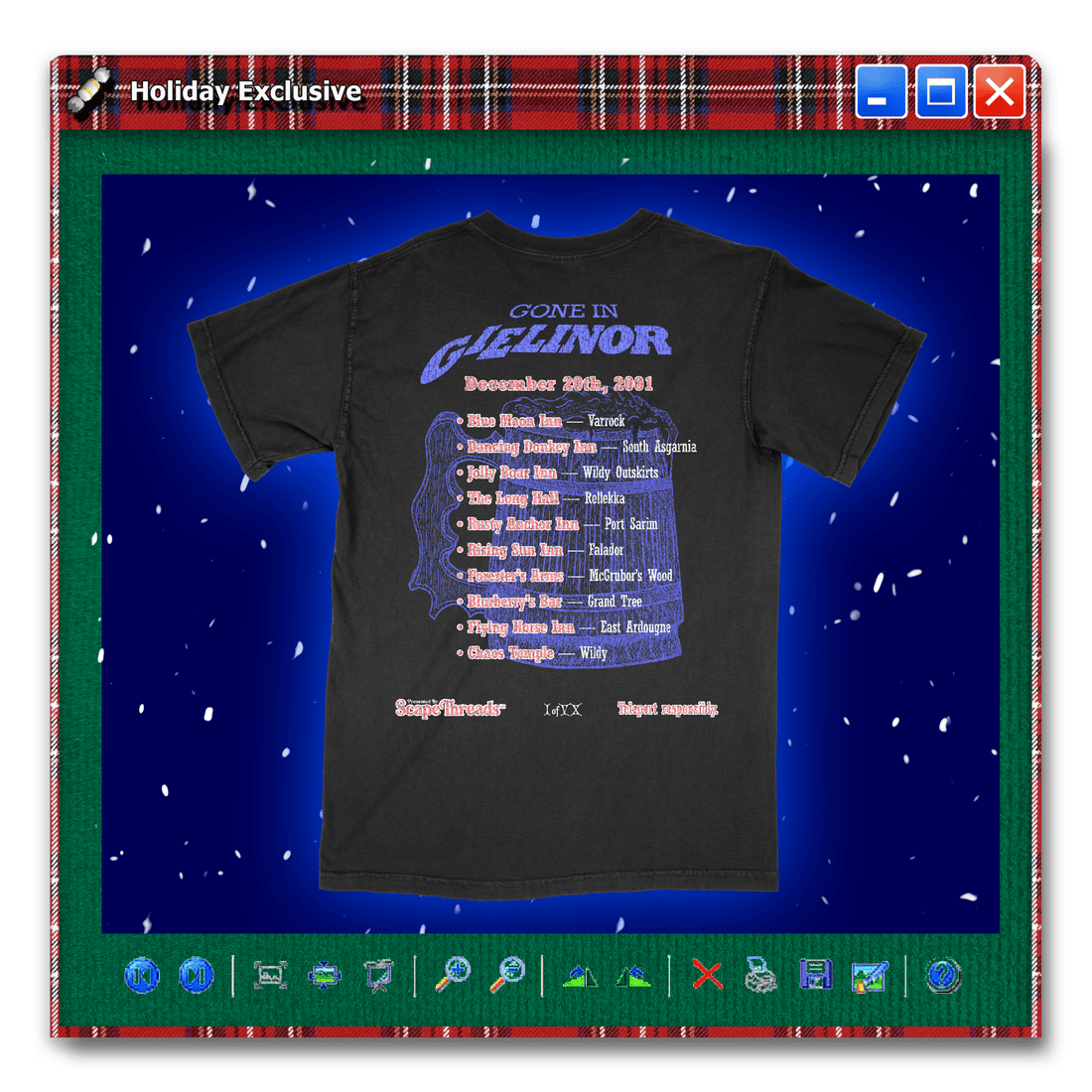 '01 Gone In Gielinor Vintage Tee