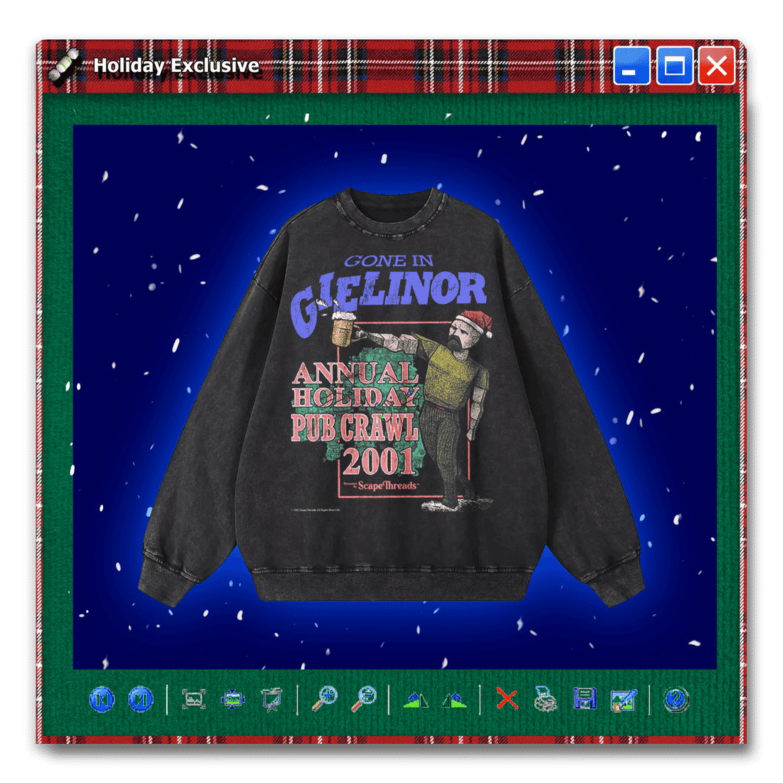 01' Gone In Gielinor Vintage Sweatshirt