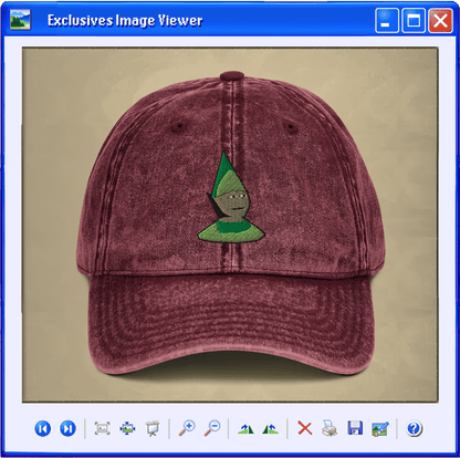 Gnome Child Vintage Wash Hat