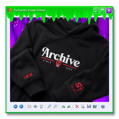 H'ween 02 Mask Embroidered Hoodie