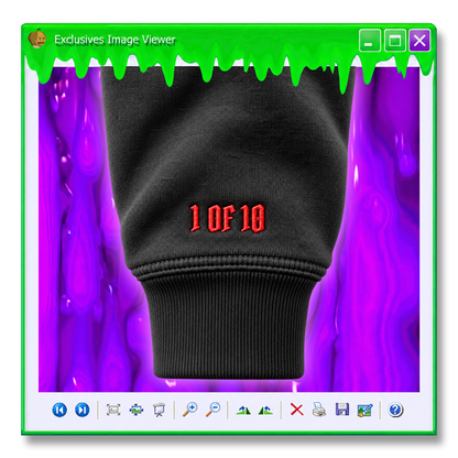 H'ween 02 Mask Embroidered Hoodie